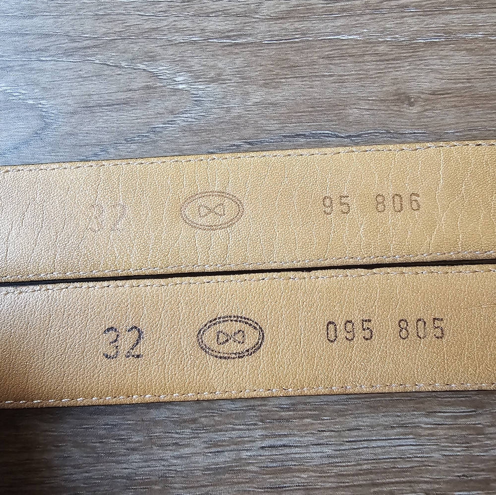 One Trafalgar Burnished Java Lizard Skin Belt Siz… - image 5